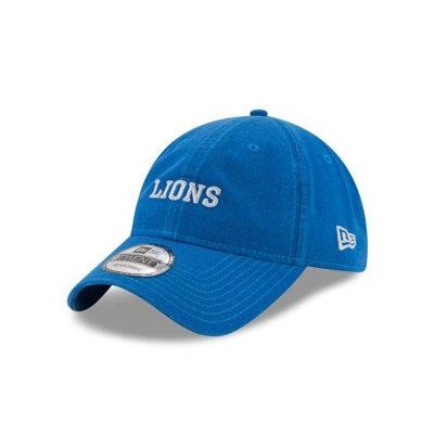 Detroit Lions Gorra | New Era NFL Solid Team Hit 9twenty Adjustable Cap Mexico - Azules